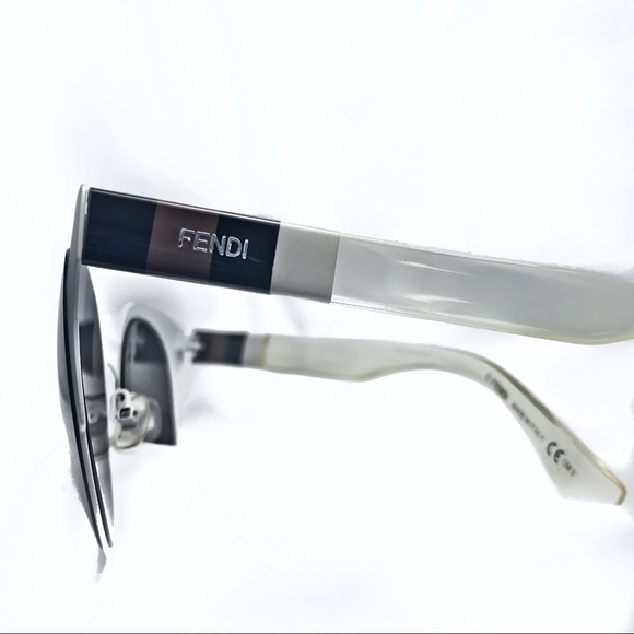 NWT FENDI Round Cat Eye Sunglasses - Picture 7 of 8